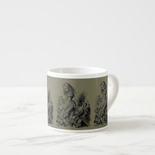 Alice im Wunderland – Alice in Wonderland khaki Espresso Cup