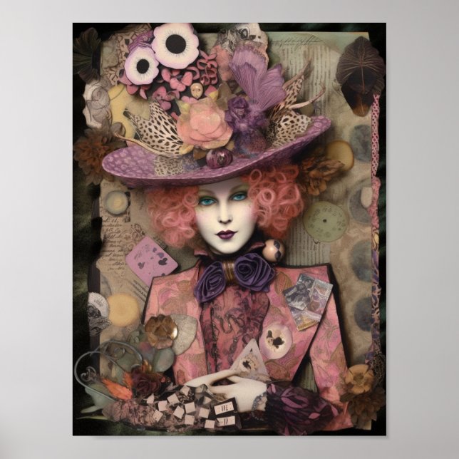Alice in a fancy hat poster (Front)