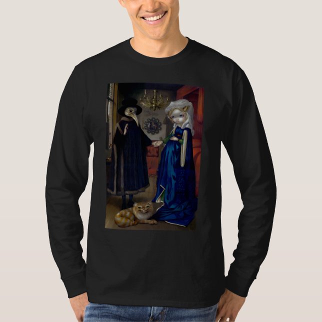 Alice in a Van Eyck Portrait SHIRT wonderland goth (Front)