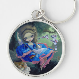 "Alice in Fragonard's Swing" Keychain