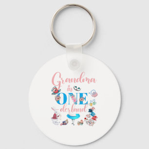 Alice In Onederland Family Grandma Of The Birthday Key Ring