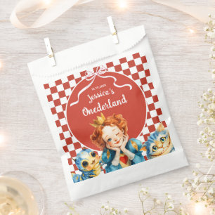 Alice in ONEDERLAND Queen of Hearts 1st Birthday  Favour Bags