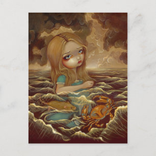 "Alice in the Pool of Tears" Postcard