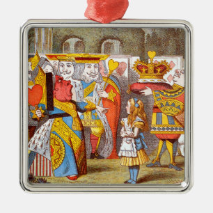 Alice in the Queen's Courtyard 2 Metal Tree Decoration