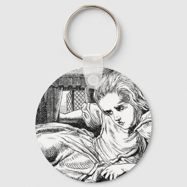 Alice in the White Rabbit's House Key Ring (Front)