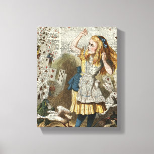 Alice in the wonderland canvas print