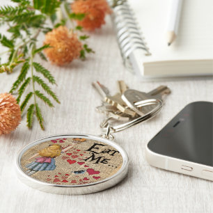 Alice in the Wonderland Eat Me Muffin Key Ring