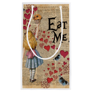 Alice in the Wonderland Eat Me Muffin Small Gift Bag