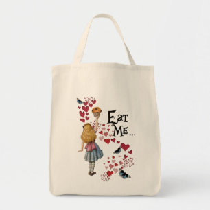 Alice in the Wonderland Eat Me Muffin Tote Bag