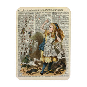 Alice in the wonderland magnet