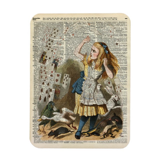 Alice in the wonderland magnet (Vertical)