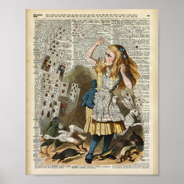 Alice in the wonderland poster (Front)