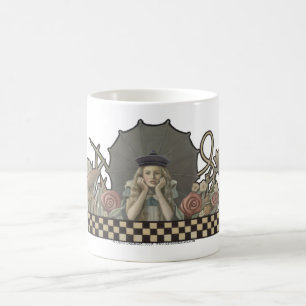Alice in Wonderland 15 oz Mug by David Delamare