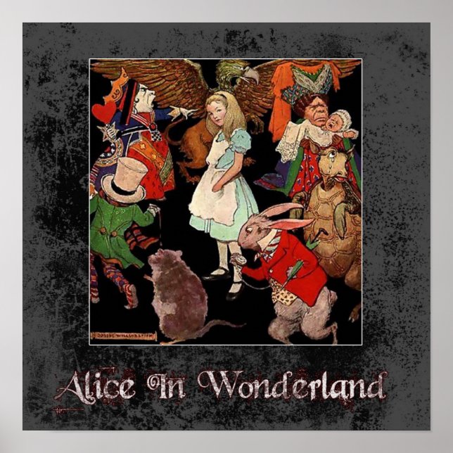 Alice In Wonderland 1 Poster (Front)