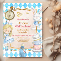 Alice in Wonderland 1st Birthday Onederland Party