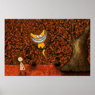 Alice in Wonderland - A Cheshire Cat Poster