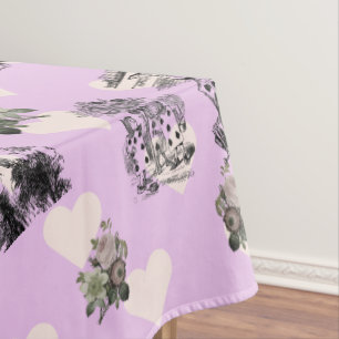 Alice in Wonderland - Alice in Wonderland Hearts Tablecloth