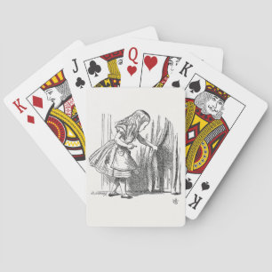 Alice in Wonderland - Alice Looking for the Door Playing Cards