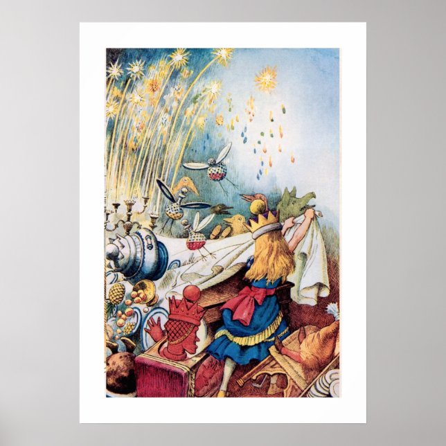 Alice in Wonderland Alice Victory Vintage Poster (Front)