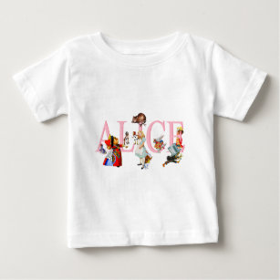Alice in Wonderland and Friends Baby T-Shirt
