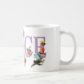 Alice in Wonderland and Friends Coffee Mug