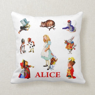 Alice in Wonderland and Friends Cushion