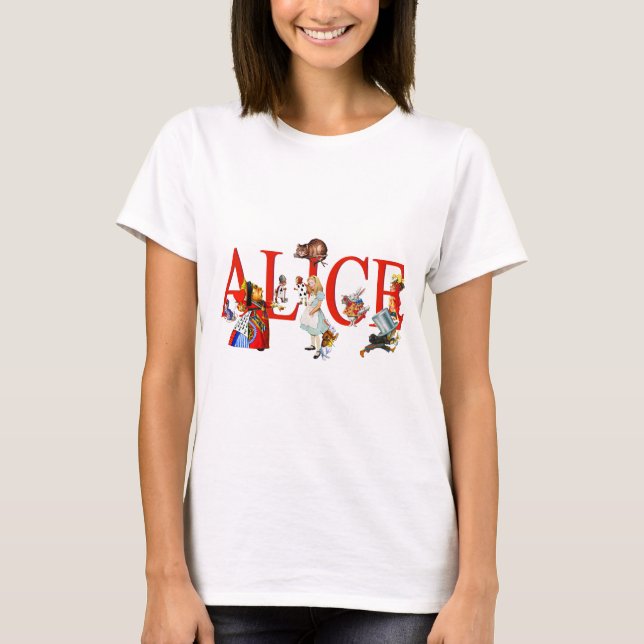 Alice in Wonderland and Friends T-Shirt (Front)