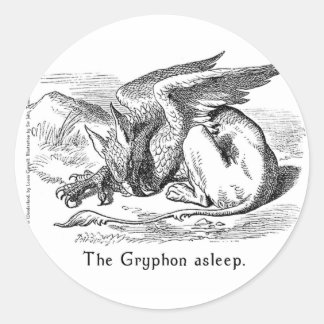 Alice in Wonderland Art Stickers in 2 Sizes