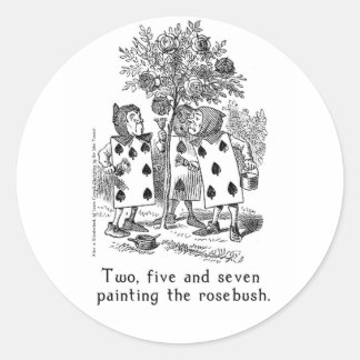 Alice in Wonderland Art Stickers in 2 Sizes