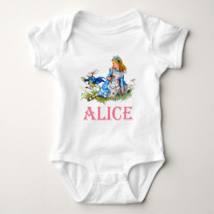 ALICE IN WONDERLAND BABY BODYSUIT