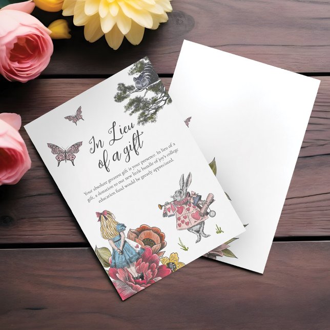 Alice in Wonderland Baby's College Fund Gift Enclosure Card (Alice in Wonderland Baby's College Fund Gift Enclosure Card)