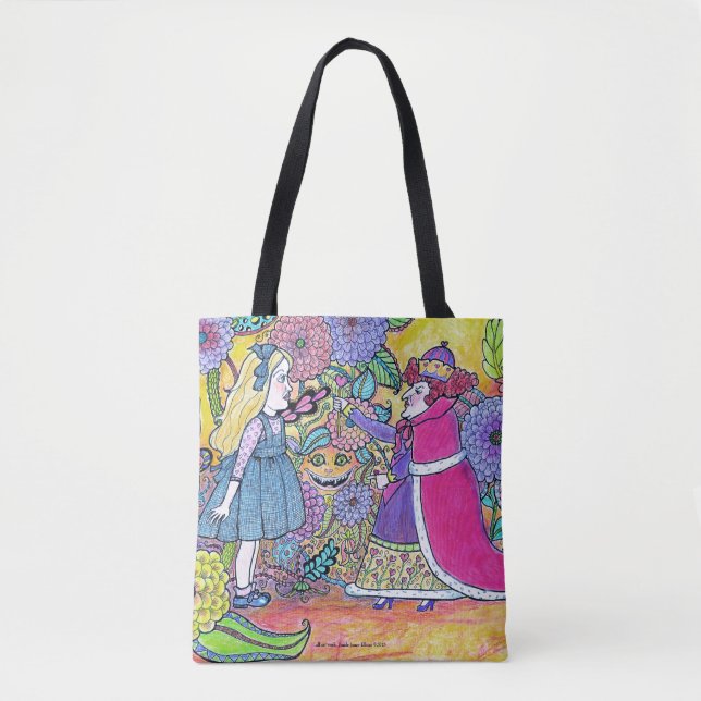 Alice in Wonderland, Believe the Impossible Tote Bag (Front)