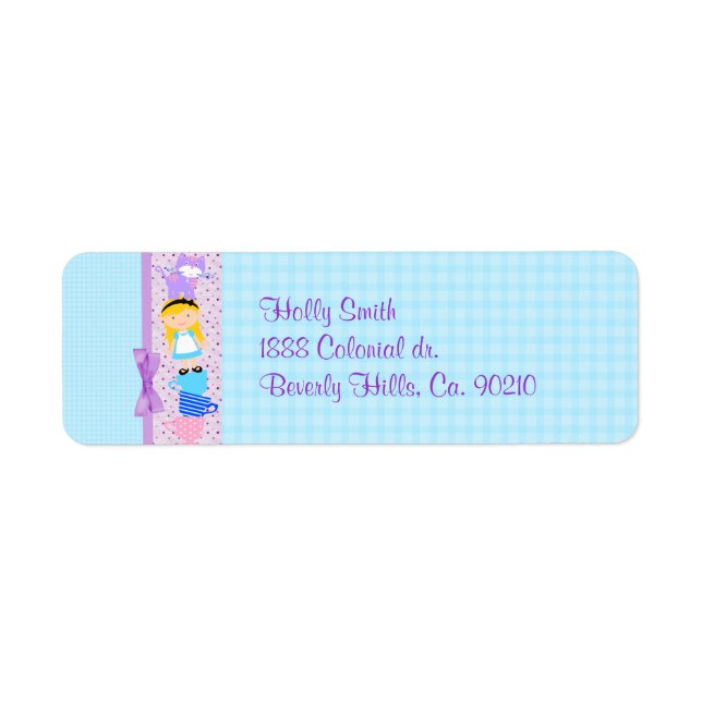 Alice In Wonderland Birthday Celebration (Front)