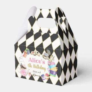 Alice in Wonderland Birthday  Favour Box
