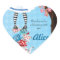 Alice in Wonderland Birthday Favour Stickers
