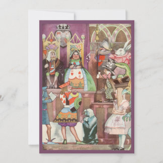 Alice in Wonderland Birthday Party Invitation