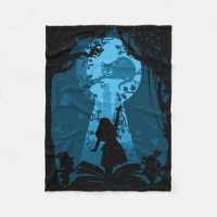 Alice in Wonderland Book Lover Throw Blanket