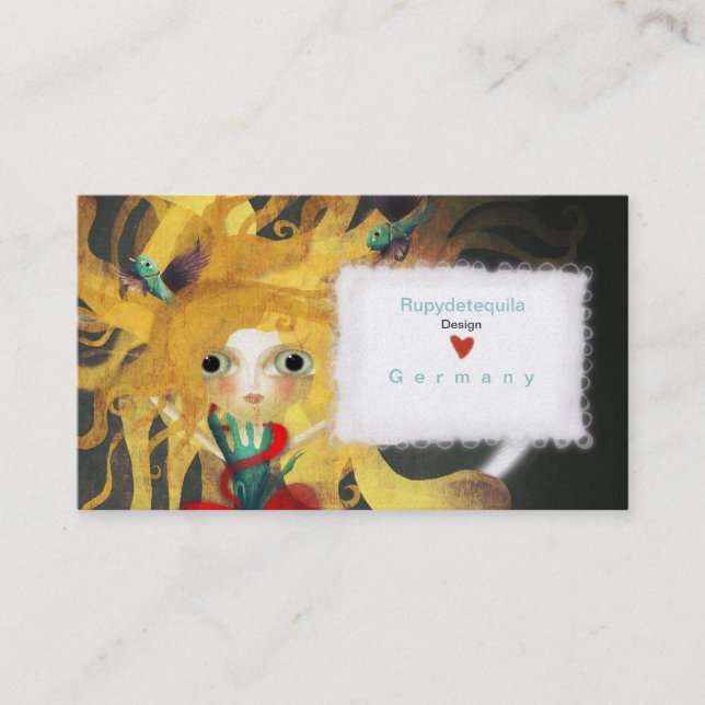 Alice in wonderland Business Cards (Front)