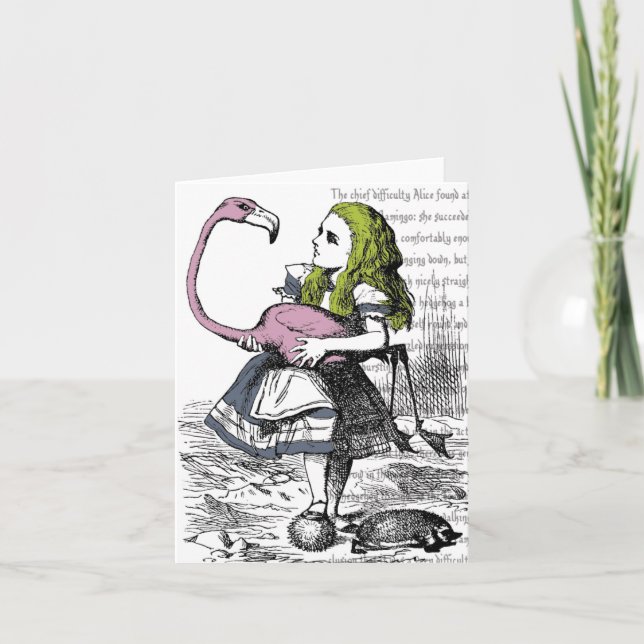 Alice in Wonderland Card (Front)