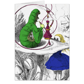Alice in Wonderland Card - The Caterpillar