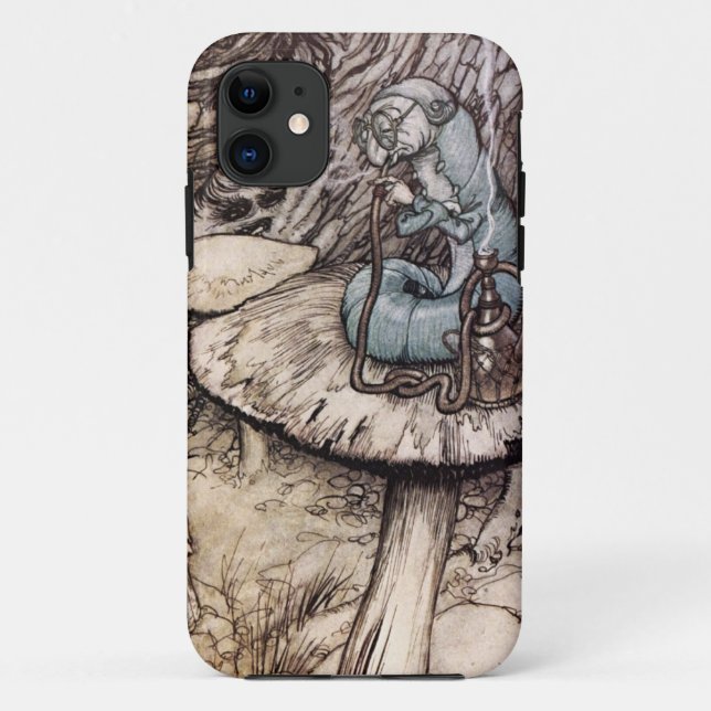 Alice in Wonderland Caterpillar Case-Mate iPhone Case (Back)