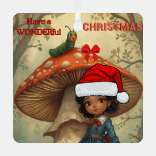 Alice in Wonderland Caterpillar Christmas Ornament