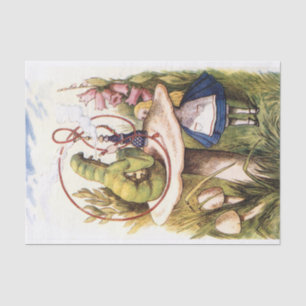 Alice in Wonderland Caterpillar Decoupage Tissue Paper