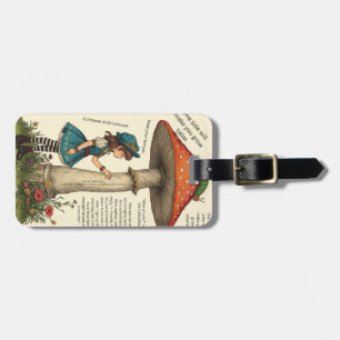Alice in Wonderland Caterpillar Luggage Tag
