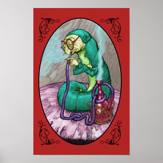 Alice in Wonderland - Caterpillar Poster (Front)