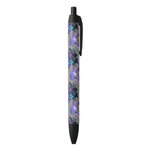 Alice in Wonderland Caterpillar Smoking Flowers Black Ink Pen