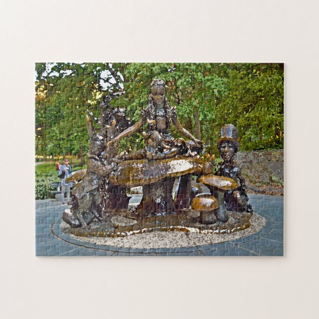 Alice in Wonderland Central Park. Jigsaw Puzzle (Horizontal)