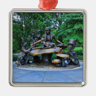 Alice in Wonderland - Central Park NYC #2 Metal Tree Decoration