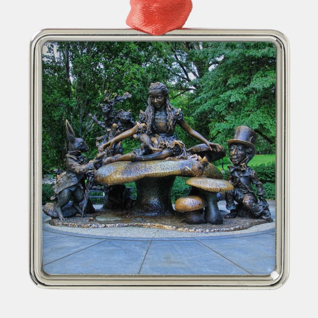 Alice in Wonderland - Central Park NYC Metal Tree Decoration (Front)