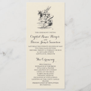 Alice in Wonderland Ceremony Program Programme